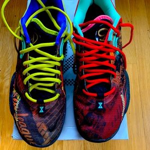 Nike Paul George Men’s basketball sneakers, Black/Green Glow , size 10